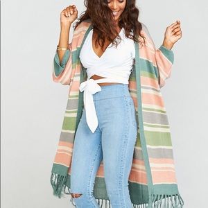 Mumu Maude Fringe Cardi NWT